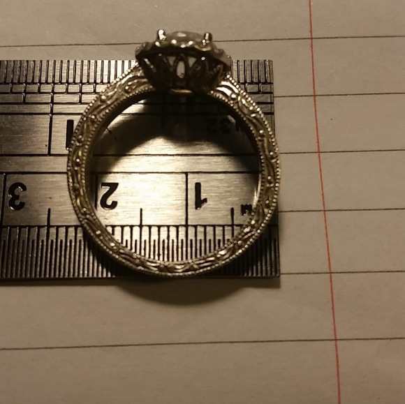 Silver rings with cubic zirconia - Picture 6 of 7